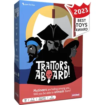 Desková hra SAVANA Traitors Aboard! (EN) - Tajemství a zrada na palubě
