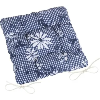 Podsedák Sedák DITA prošívaný Modrá BX9495 - 40x40 cm