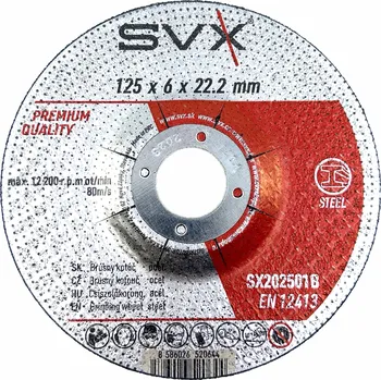 Brusný kotouč SVX Brusný kotouč 125×6×22,2 mm