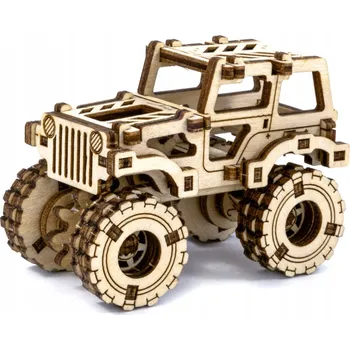 DŘEVĚNÉ.CITY MONSTER TRUCK 1 3D puzzle