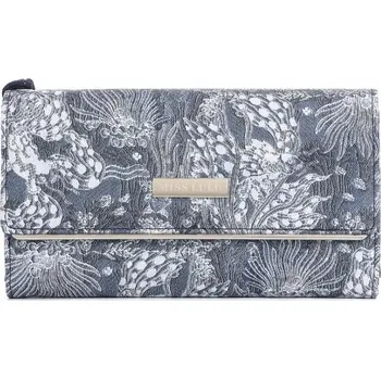 Peněženka Dámská dlouhá peněženka s odnímatelným řemínkem Miss Lulu - navy