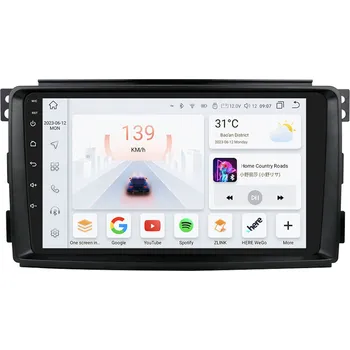 Autorádio HIZPO KXSMFT91 Autorádio 9" Android pro Smart Fortwo 451 (2010-2015) Model: P9002CP (2+32GB) CHR4601_P90