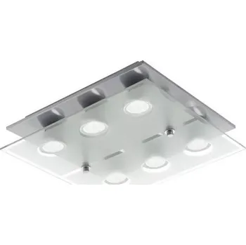 Eglo 75342 -LED Stm. stropní svítidlo CABO-SD 6xGU10/5W/230V 34x34 cm mat. chrom