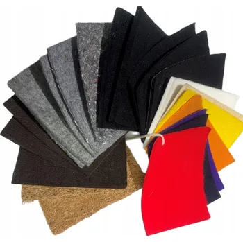 Vzorník látek, technický plst 3-10 mm, 500-1200 g/m²