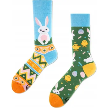 Pánské ponožky Many Mornings Ponožky Velikonoční Zajíček, vícebarevné, velikost 39-42
