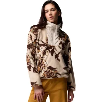 Dámská mikina Columbia Sequoia Grove Printed Half Zip W 2136204279 - dark stone/blossoming XS