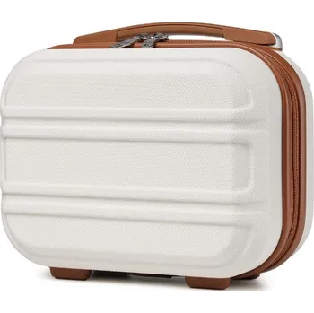 Kono K1871-1L Kosmetický kufřík 28cm Krémová ABS