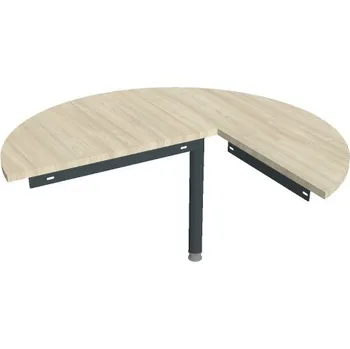 Psací stůl Stůl jednací levý GP 22 L P - AKÁT , ČERNÁ Ral 9005