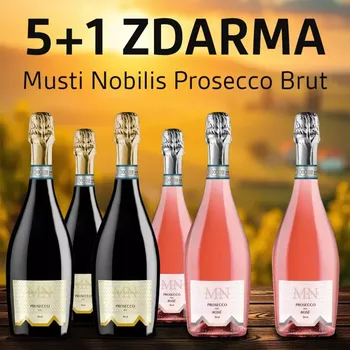 Víno 5+1 Musti Nobilis Prosecco DOC Brut 0,75l