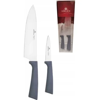 Kuchyňský nůž SADA Nožů GERLACH NŮŽ ŠÉFKUCHAŘE, NA ZELENINU SMART GREY