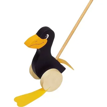 Dřevěná hračka Goki plácačka havran