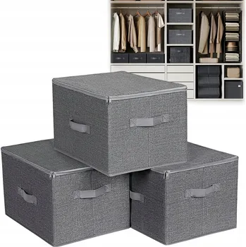 Úložný box 3 ks Organizér na oblečení, úložný box na deky, Povlečení, přikrývky, obal