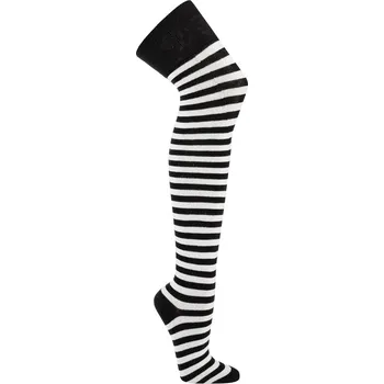 Dámské ponožky Nadkolenky Socks 4 Fun 2721 (bavlněné s proužky)