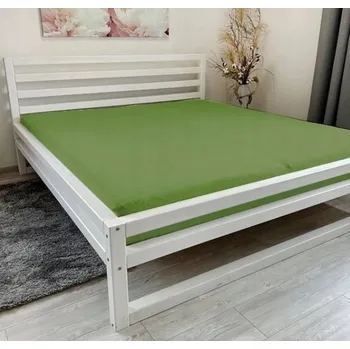 Prostěradlo Prémiové prostěradlo Jersey - Láhvově zelené, Rozměry: 180 x 200 cm