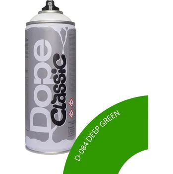 Barva ve spreji Dope Classic Dekorativní Graffiti Barva ve spreji 400ml 087-Zelená