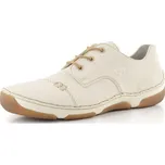 Rieker šněrovací polobotky offwhite 55920-80 - 40 | P701629