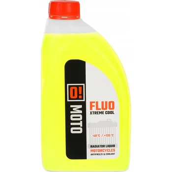 Náplň do chladiče a ostřikovače OMOTO CHLADICÍ KAPALINA 1L O! FLUO XTREME COOL +135 PŘIPRAVENÁ K POUŽITÍ