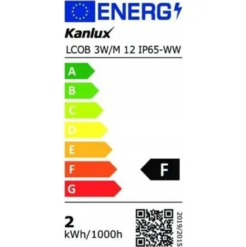 LED páska LED pásek Kanlux CCT LCOB 14W/M 12 IP65 - teplá bílá