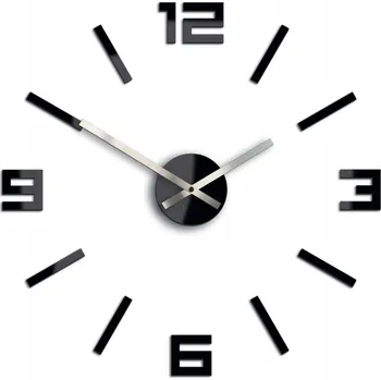 Hodiny NÁSTĚNNÉ HODINY S TICHÝM MECHANISMEM VELKÉ PL