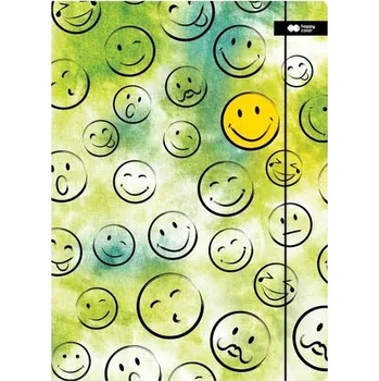 Set školních potřeb Teczka z gumką A+ Smile zielona HAPPY COLOR