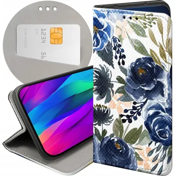 Pouzdro na mobilní telefon Flipové pouzdro Hello Case pro Samsung Galaxy J6 2018 modré