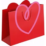 Albi Dárková taška velká s výsekem 32,4x12,7x26cm - Srdce