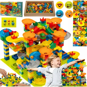 ostatní stavebnice STAVEBNICE KREATIVNÍ SADA XXL S KULIČKOVOU DRÁHOU 514DÍLŮ