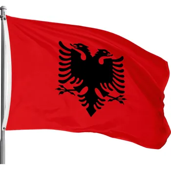 Vlajka Vlajka Albánie na stožár PREMIUM 150x92 cm