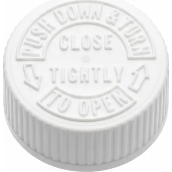 PONT Plastový uzávěr CRC 20mm PP white IHS/130-135 text