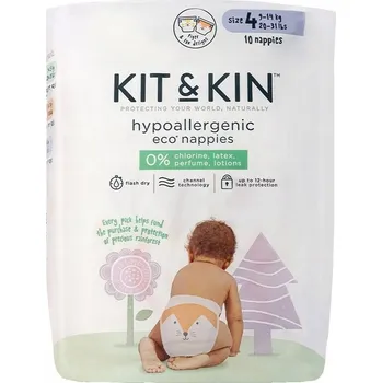 Plena Na Jedno Použití Plenky , testovací balení 4 kusů (9-14 kg), ekologická sada a vybavení