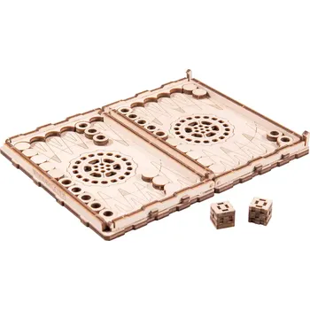 Dětské zboží WOODEN CITY 3D puzzle hra mini Backgammon
