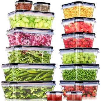 Dóza na potraviny Dóza na potraviny s víkem, organizér, plastová krabička , 30 ks