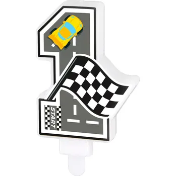Dortová svíčka Svíčka na dort číslo 1 Race On