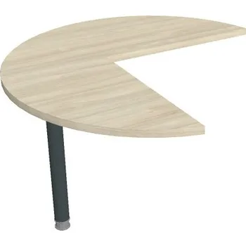 Psací stůl Stůl jednací levý - CP 21 L - AKÁT , ČERNÁ Ral 9005