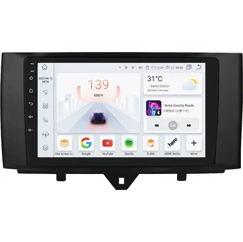 Autorádio HIZPO KXSMFT92 Autorádio 9" Android pro Smart Fortwo 451 (2005-2010) Model: P9002CP (2+32GB) CHR4598_P90