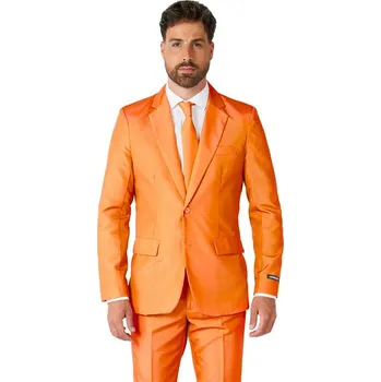 Pánský oblek Pánský oblek Suitmeister Mr. Solid oranžový