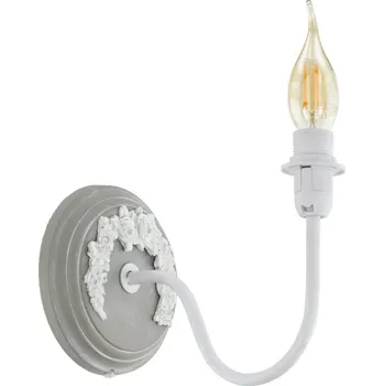 Nástěnné svítidlo Eglo 33005 - Nástěnná lampa 1xE14/40W/230V bílá/šedá