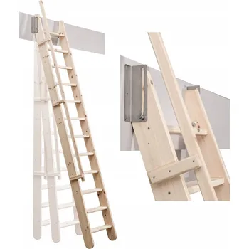 Schodiště Dřevěné posuvné schody do podkroví Kornik