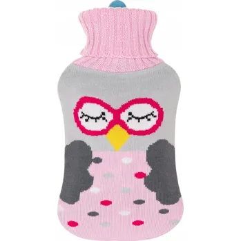 Termofor Gumová láhev na horkou vodu (termofor) Kamaju růžová 2 l