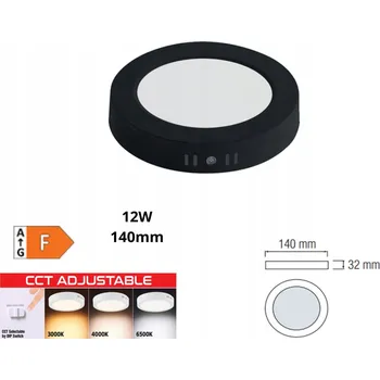 Kulatý Stropní Svítidlo Horoz , černá