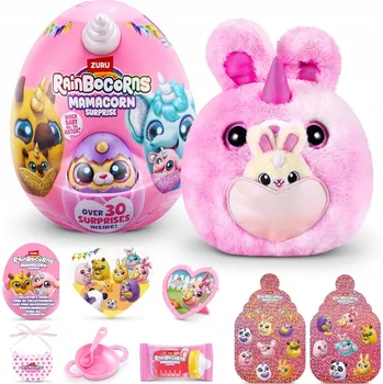 plyšák Sada ZURU Rainbocorns Mamacorn Surprise Trudy Králík plyšák