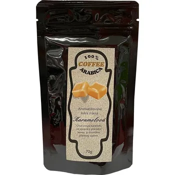 Aromatizovaná mletá káva 70 g - KARAMELOVÁ 7690172