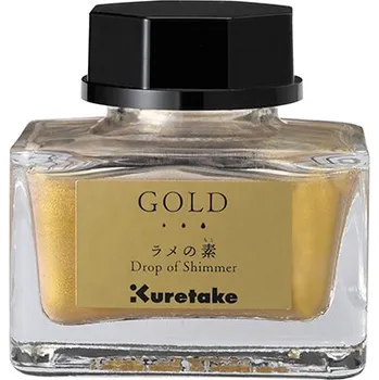 Kuretake speciální inkoust Drop of Shimmer, Gold