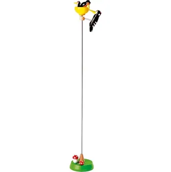 Dřevěná hračka Dřevěný datel s mláďaty