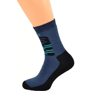 Dámské ponožky Ponožky ThermoForce melír jeans velikost 41-42