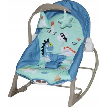 HOUPACÍ LEHÁTKO PRO MIMINKA KOLÉBKA + VIBRACE + HRAČKY DINOSAURUS