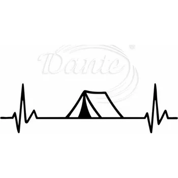 Textilní nažehlovací páska Dante Nažehlovačka Stan ekg černá,20