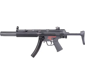 Airsoftová zbraň Airsoftový samopal Apache MP5 SD3 - celokov, open bolt, GBB, WE
