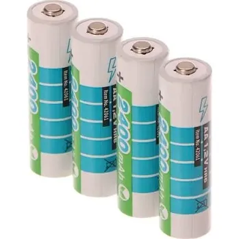 Článková baterie Baterie nabíjecí 1,2V AA (HR6), 2400mAh, NiMh, 4 kusy - EXTOL ENERGY EX42061