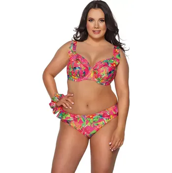 Dámské plavky Spodní díl plavek Ava SF 192/11/B Brazilian S-3XL MALINOVÉ KOUZLO M-38